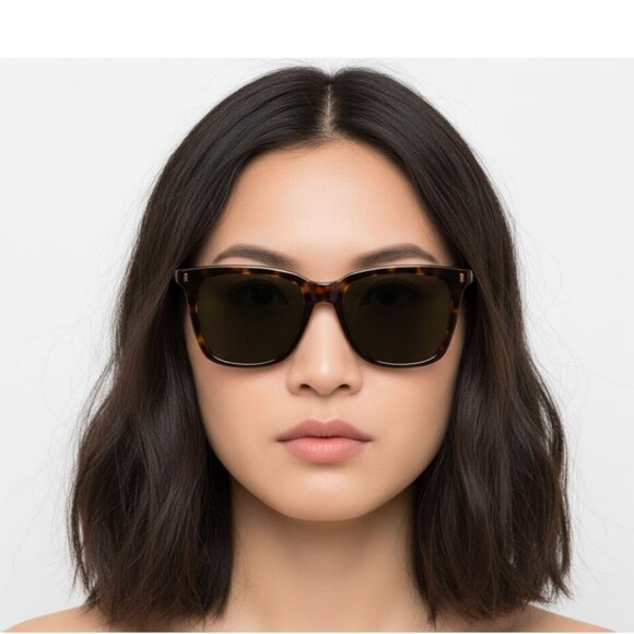 New Authentic Givenchy Tortoise Shell Sunglasses with Green Lenses GV7160/s
